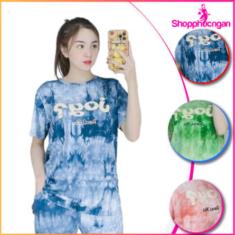 đồ bộ đùi thun loang màu ❤️ đồ bộ mặc nhà ❤️ đồ bộ ngắn nữ ❤️ đồ bộ thun dễ thuong - đồ bộ nữ