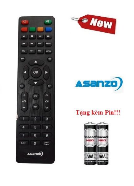 _ Điều khiển tivi Asanzo- Hàng tốt