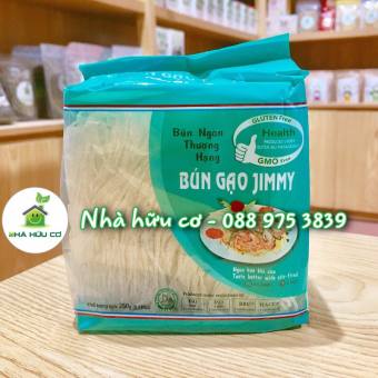 Date:4/2024 - BÚN GẠO Jimmy - BÚN KHÔ Jimmy 250gr - Nhà hữu cơ