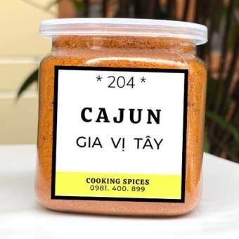 Gia Vị Cajun hải sản Crawfish Louisiana thơm ngon. Hũ dùng tiện lợi [ Hũ 120ml ]