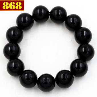 Chuỗi tay đá thạch anh Đen 16 ly 13 hạt