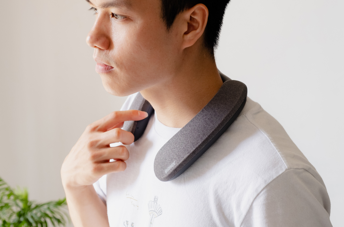 Loa bluetooth không dây đeo cổ , âm thanh nổi siêu trầm chính hãng - bảo hành lỗi 1 đổi 1