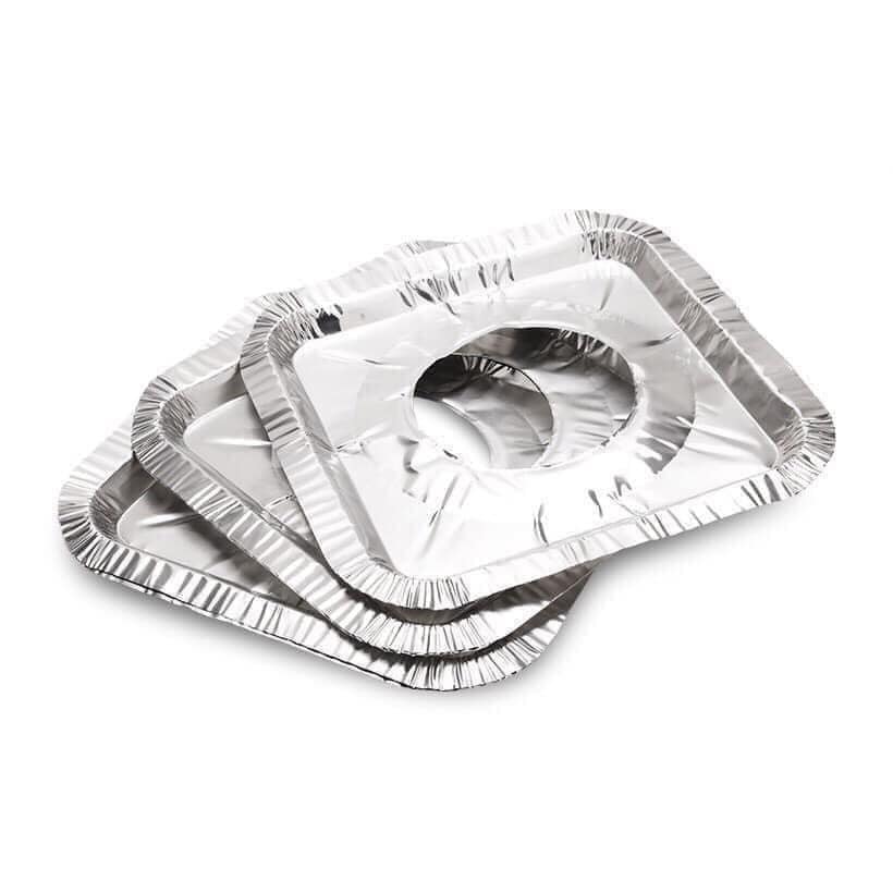 Giấy bọc lót bếp ga bạc nhôm set 10 cái