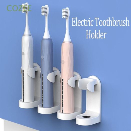 Hot-selling household goods [Hàng có sẵn] Giá Để Bàn Chải Đánh Răng Điện Dán Tường Kệ Để Bàn Chải Điện Phòng Tắm Cao Cấp Dính Tường