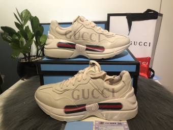 Giày Gucci Rhyton Logo - HBản 1.1 + Tặng Thêm 1 bộ dây + [Full Box, Full Bill + Full Phụ Kiện]