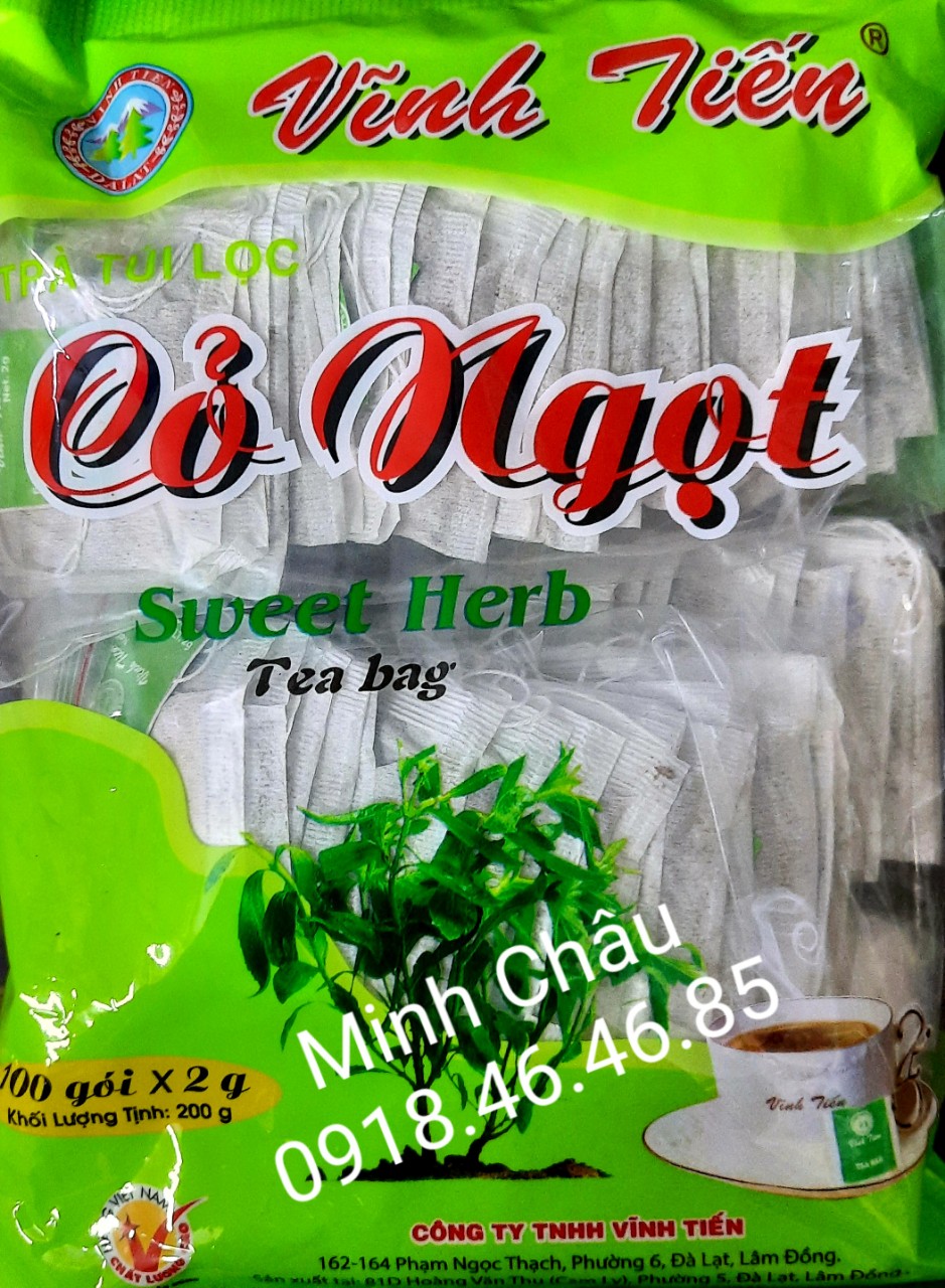 Trà cỏ ngọt 100 túi lọc vĩnh tiến