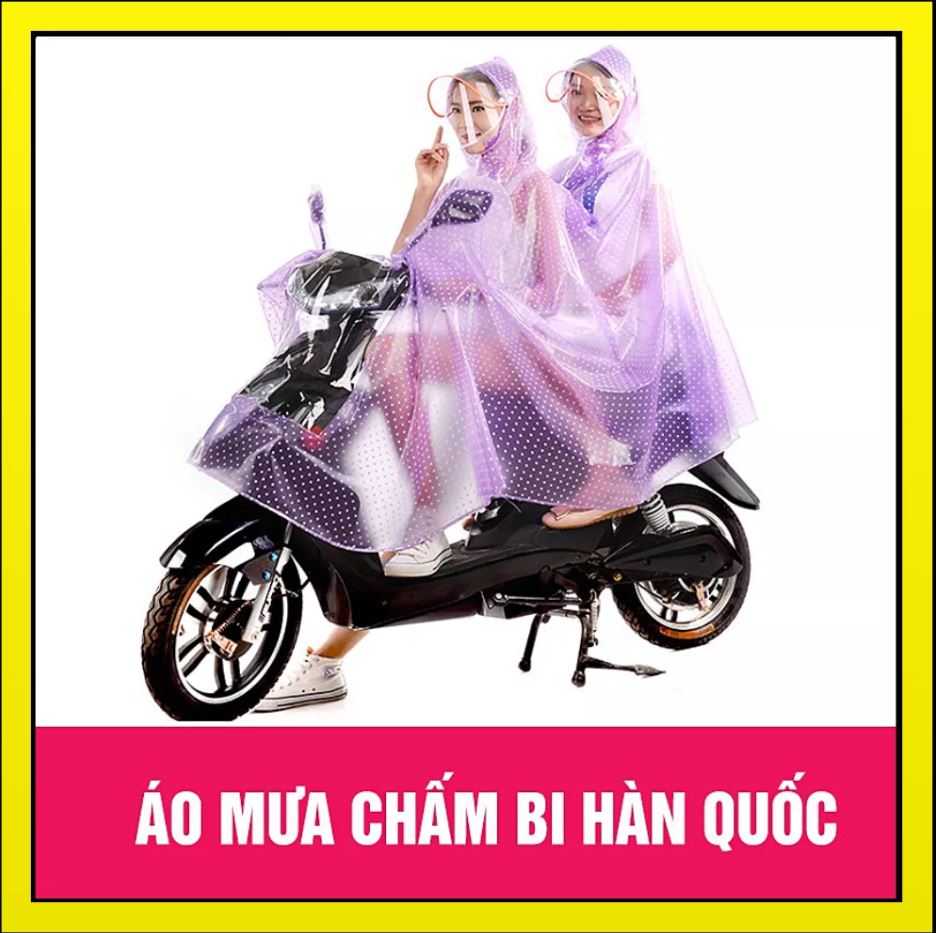 Áo mưa 2 đầu siêu rộng dành cho 2 người ngồi SIÊU BỀN SIÊU RỘNG thiết kế kiểu dáng gọn nhẹ giúp bạn vô cùng tiện lợi trong qua trình sử dụng và di chuyển trên đường