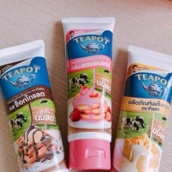 Sữa đặc dạng tuýp teapot Thái Lan 26k-vani, chất lượng đảm bảo an toàn đến sức khỏe người sử dụng, cam kết hàng đúng mô tả