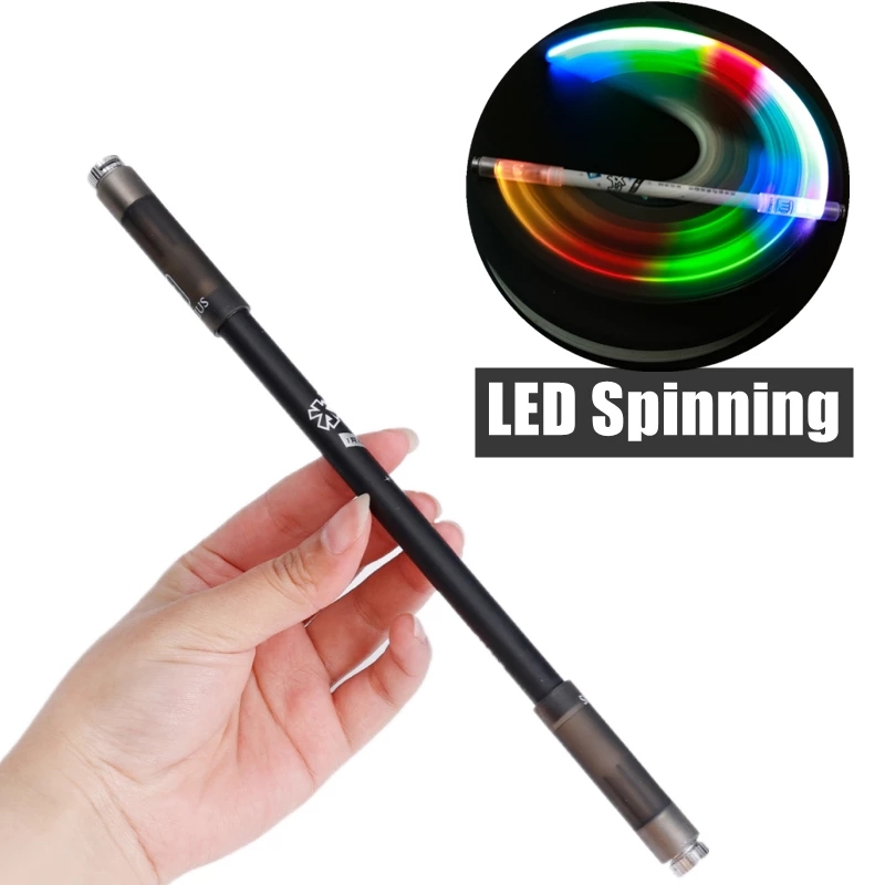 Bút Gel Đèn LED Xoay Sáng Tạo/Có Đèn/Bút Quay 0.5Mm Thời Trang Cho Học Sinh Trẻ Em/Bút Quay Thoải Mái Chống Trượt Đơn Giản