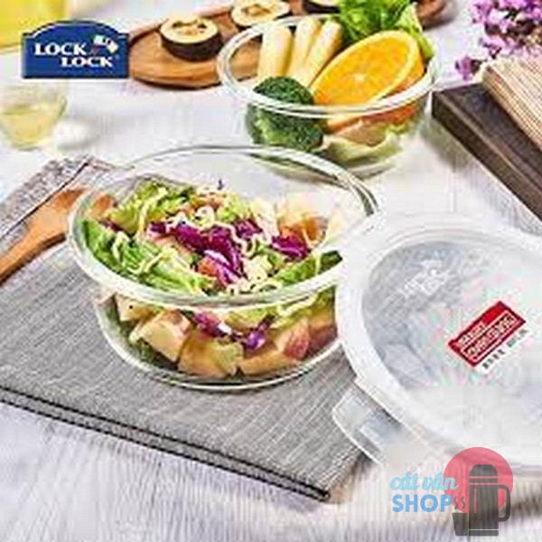 Hộp thủy tinh chịu nhiệt Lock&lock OvenGlass dung tích 650ml hình tròn LLG831