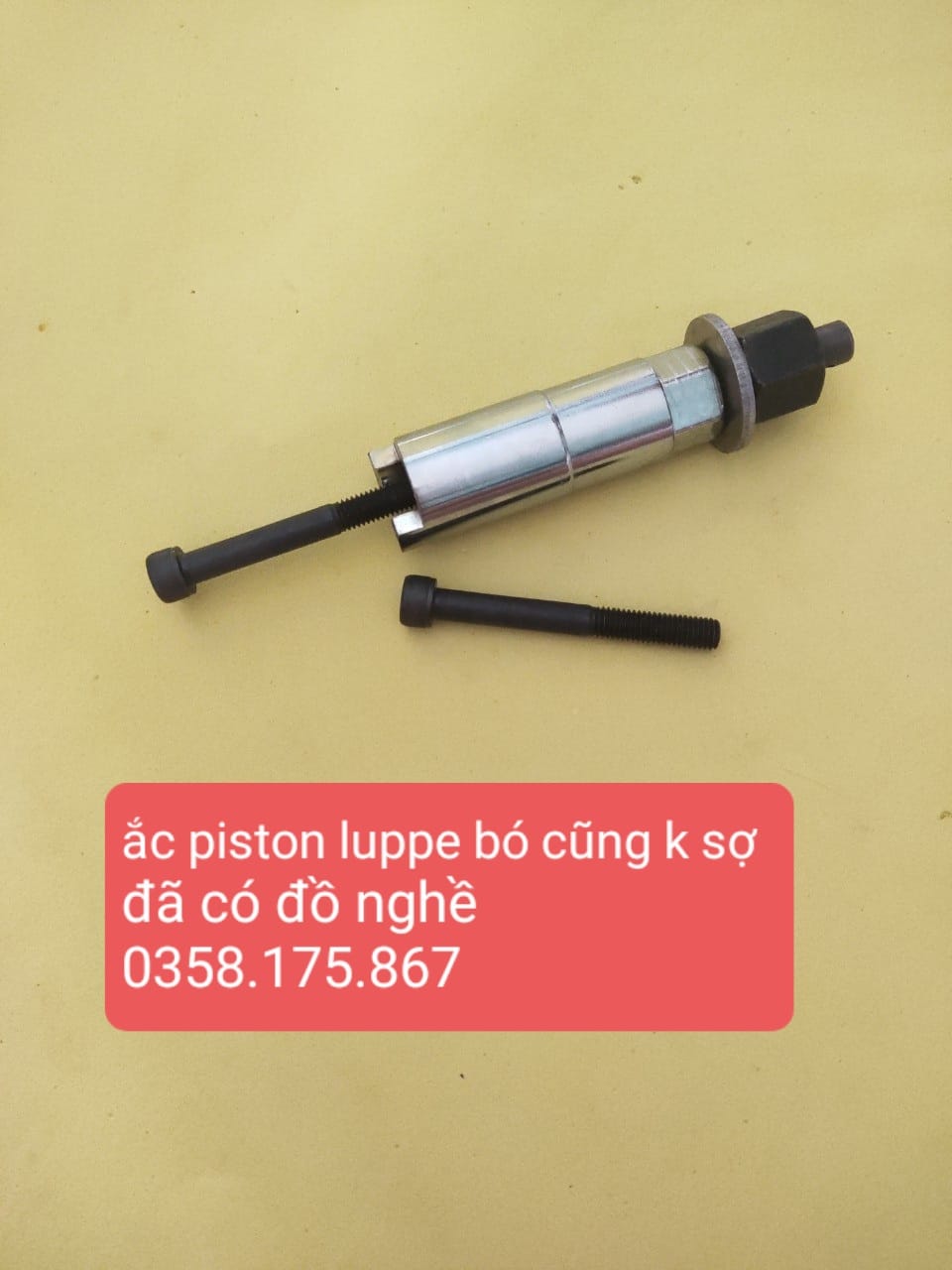 Cảo ắc piston lúp bê khó ra