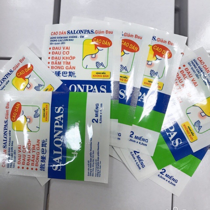 Salonpas mẫu hộp 50 gói