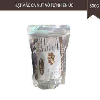 Bộ 2 gói Hạt mắc ca Macadamia nứt vỏ Úc 500G