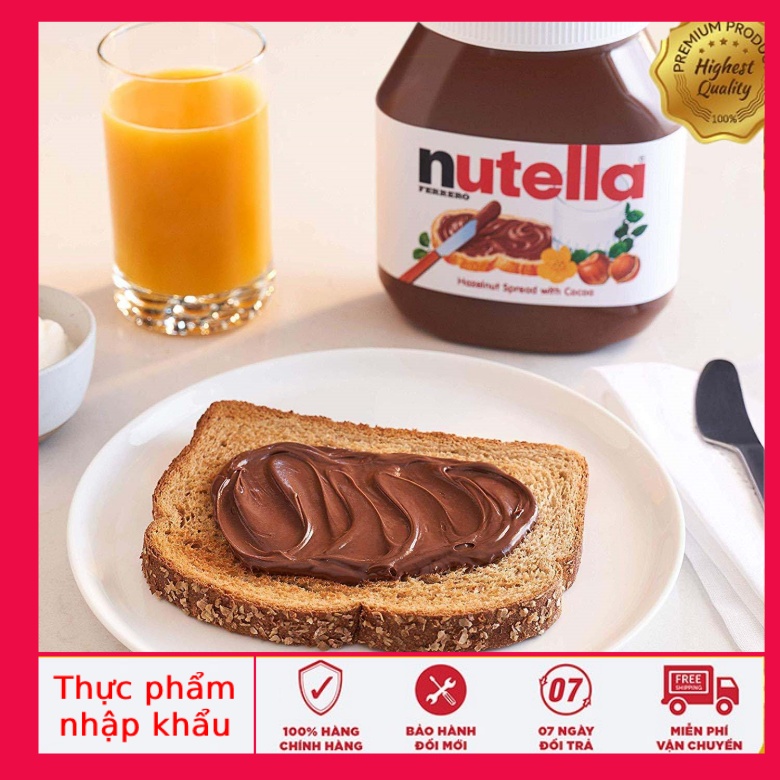 Hạt Phỉ Phết Cacao Nutella 750gr- Hũ thủy tinh