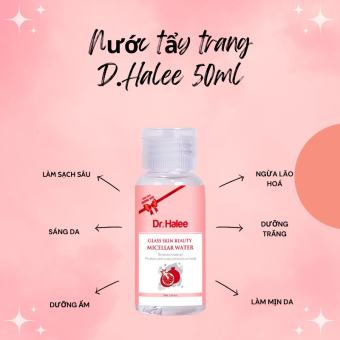 Nước Tẩy Trang Sạch Sâu Sáng Da Dr.Halee 50ml