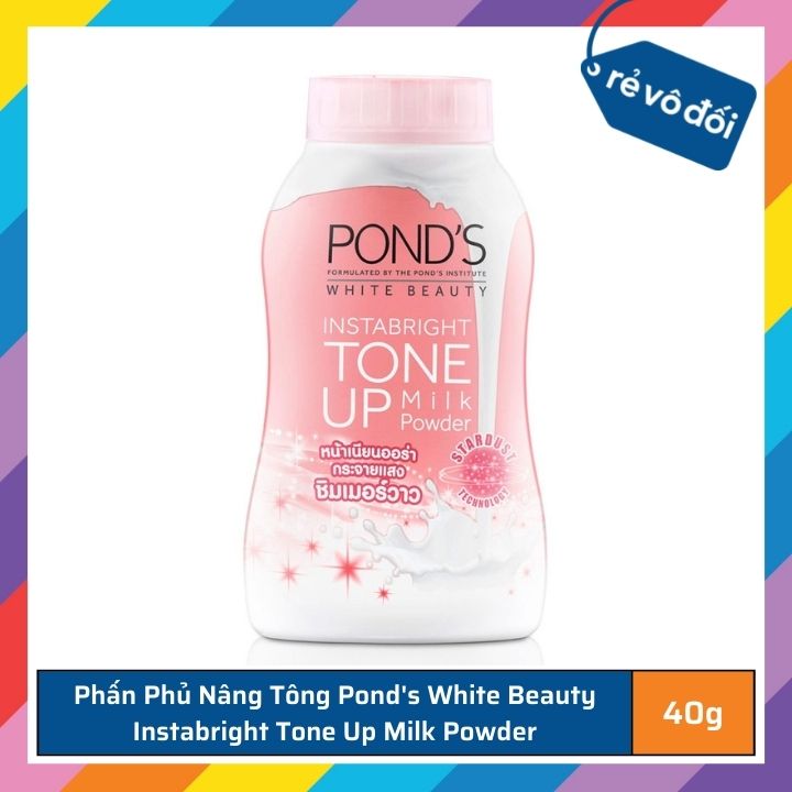 Phấn phủ dưỡng trắng nâng tông Pond's White Beauty Instabright Tone Up Milk Powder 40g - Thái Lan
