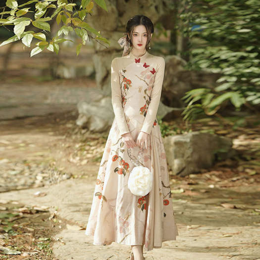 ORDER) Váy retro phong cách Trung Quốc Hanfu | Shopee Việt Nam
