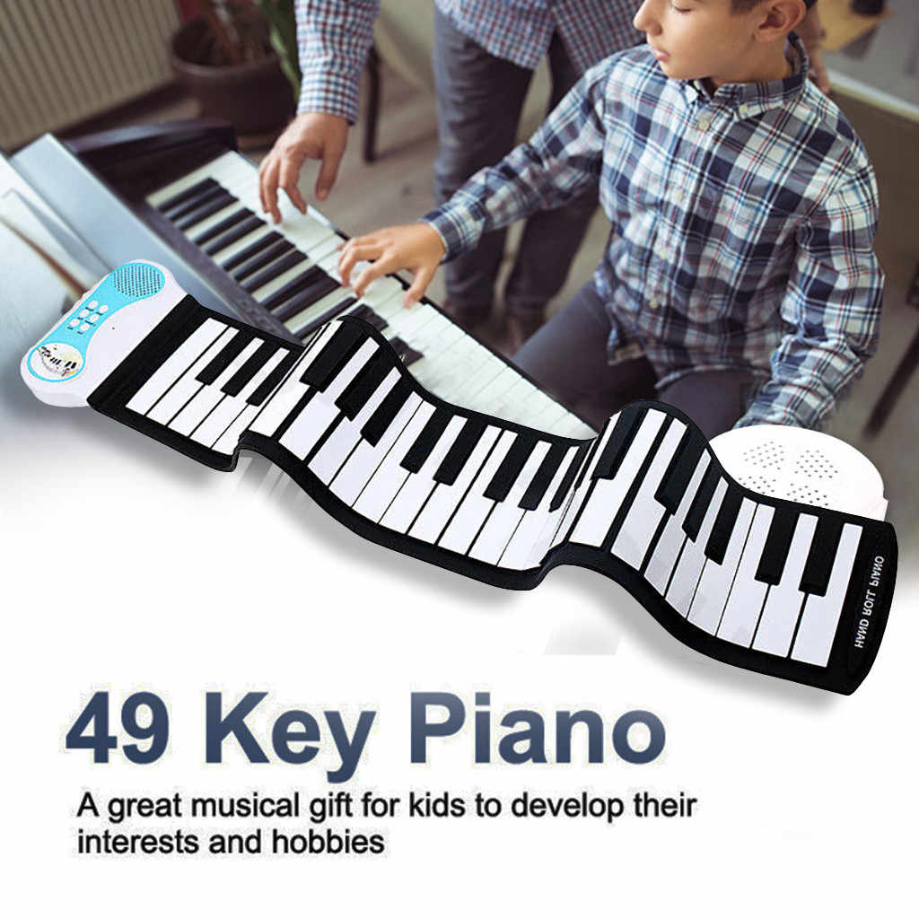 Đàn Piano KONIX 49 Phím Cuộn Mềm Dẻo Flexible MD88P - Chống Nước Cao - Sở Hữu Mạch Điện Tử Thông Minh, Nhạy Bén.