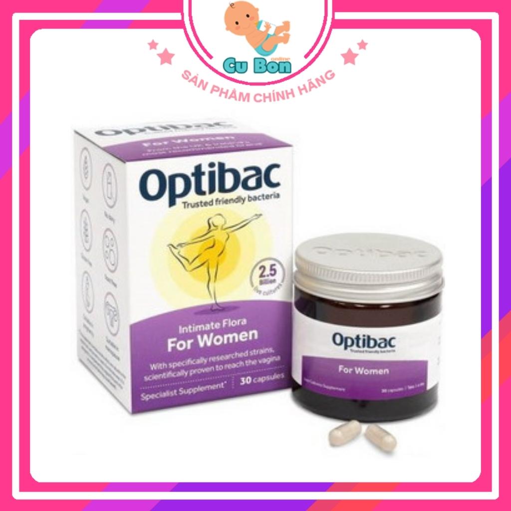 Men vi sinh Optibac tím Optibac Probiotics For Women, UK Anh Quốc giảm vie^m phụ khoa cho phụ nữ và mẹ bầu