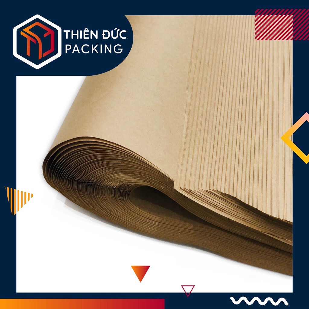100 Tờ Giấy Xi Măng NHẬT Kraft 102x73cm Loại Dày và Dai Dùng Bọc Hàng, Bao Tập, Cắt Rập May, Gói Quà Handmade...