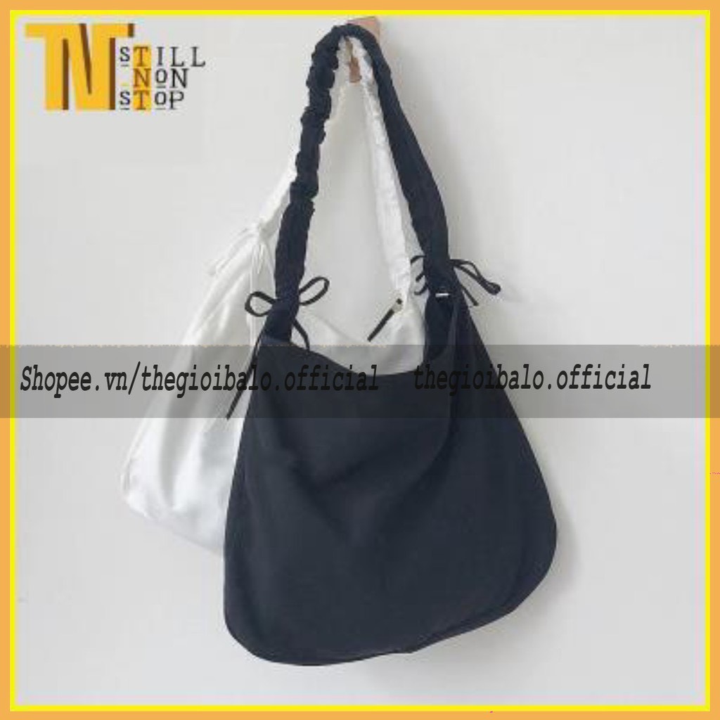 [HCM]Túi đeo chéo ✅FREESHIP✅TÚI TOTE ĐEO CHÉO DÂY RÚT CÓ KHÓA & TÚI CON - VẢI CANVAS PHONG CÁCH ULZZANG | balohanghieu