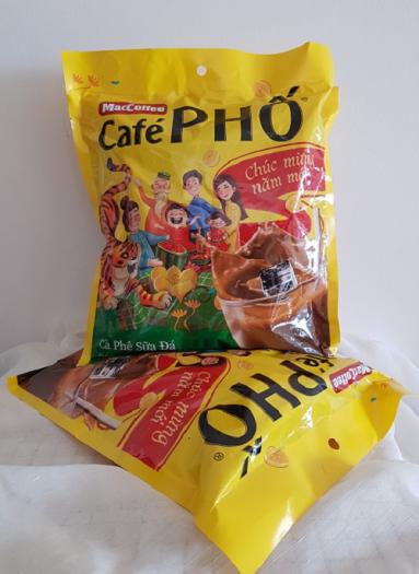 Cafe PHỐ Sữa Đá MacCoffee - 30 gói x 24g/bịch