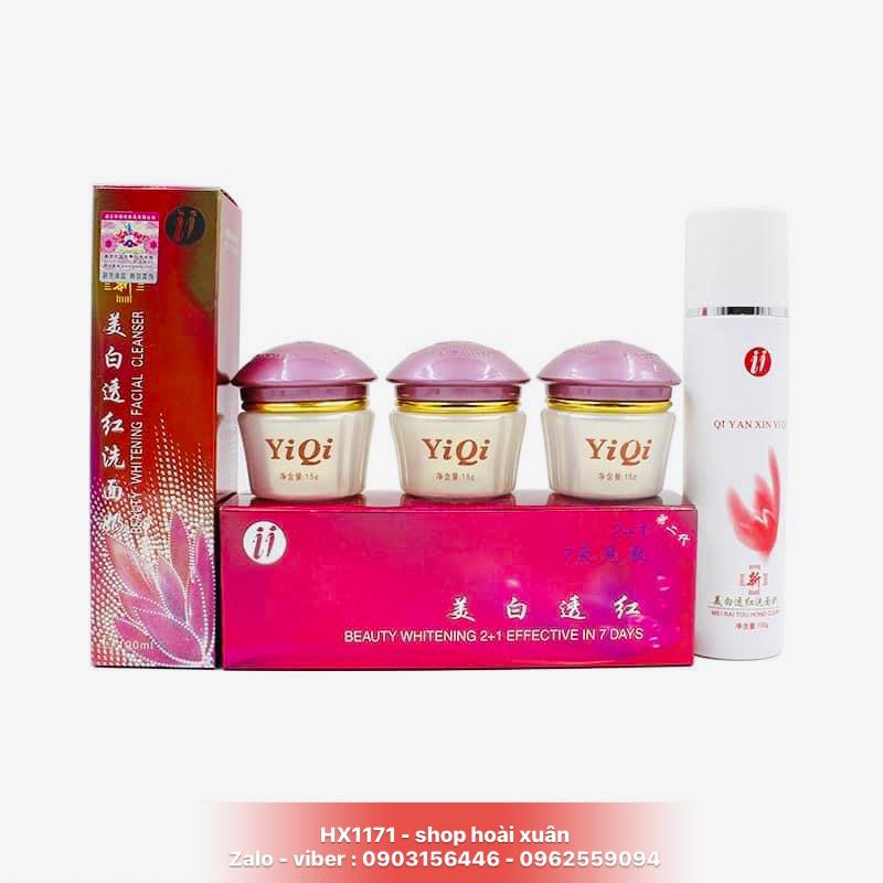 Bộ Mỹ Phẩm Bộ kem dưỡng da Nám Tàn Nhang YIQI TAIWAN - kem yiqi - HX1171