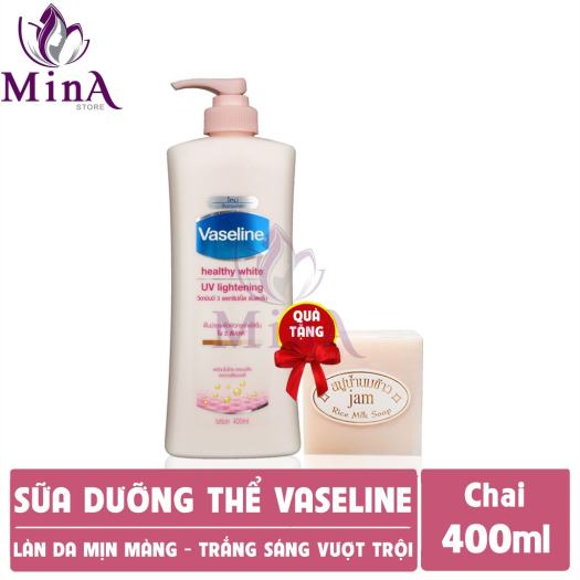 Sữa dưỡng thể Vaseline 400ml UV Lightening 3X Thái lan 5.0