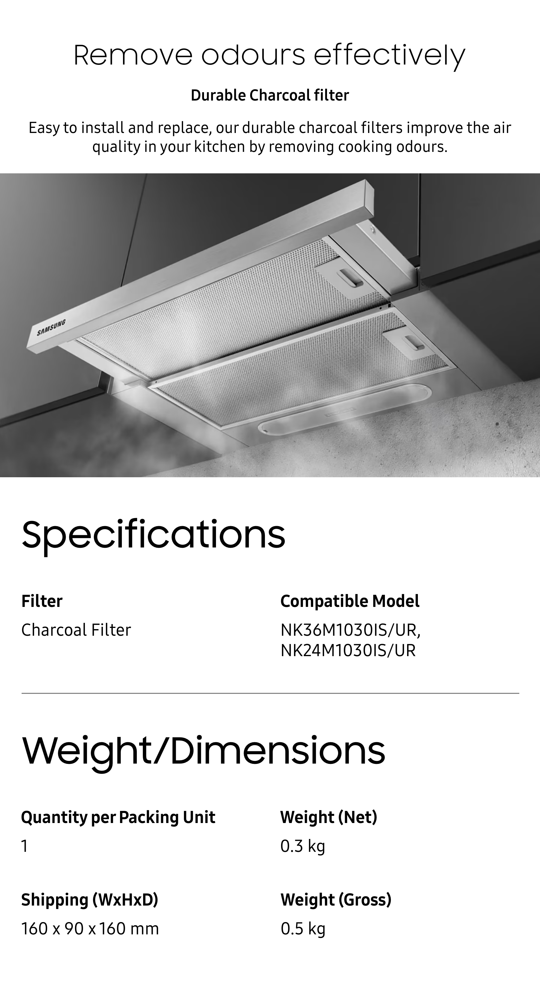 Samsung MA-CF102 Telescopic Hood Filter · v6
