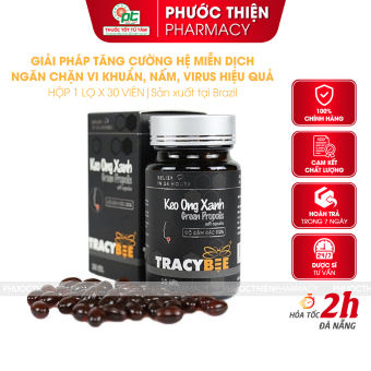 Viên uống keo ong xanh Brazil TracyBee - tăng đề kháng, miễn dịch, ngăn ngừa vết loét, làm lành vết thương