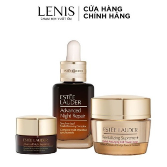 Set Dưỡng Da Cao Cấp Estée Lauder Travel Exclusive 3 Món (Serum 30ML + Kem Dưỡng 15ML + Kem Mắt 5ML) LENIS