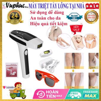 May triệt lông vĩnh viễn mini đa năng Công Nghệ Xung Ánh Sáng IPL, tẩy lông chân tay, tẩy lông nách, tẩy lông vùng kín không gây đâu rát (bán kèm máy cạo lông)