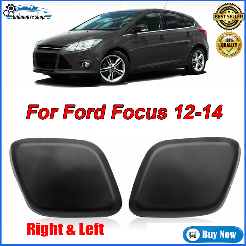 Nắp Chụp Vòi Phun Rửa Đèn Pha Cản Xe Hơi Nắp Chụp Phản Lực Máy Giặt Đèn Pha (Phải & Trái) Cho Ford Focus 2012-2014