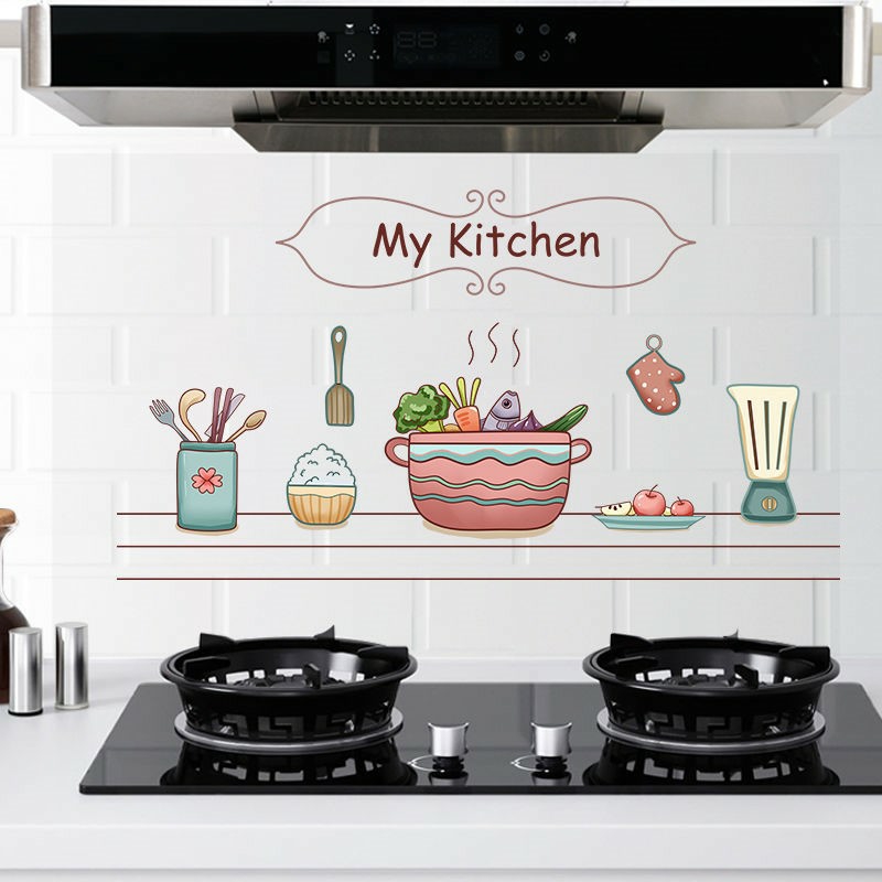 Decal dán bếp chống dầu mỡ cách nhiệt My Kitchen