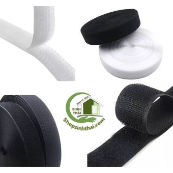 [1 mét] Miếng dán vải 2 mặt dán giày túi xách - dính gai dán Xé Băng gai dính khóa nhám gai khổ rộng 2cm - chọn màu