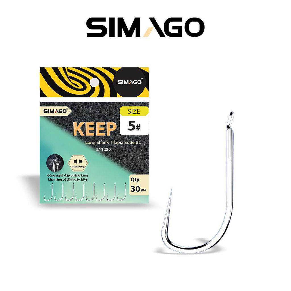 Lưỡi không ngạnh câu đài Simago Keep