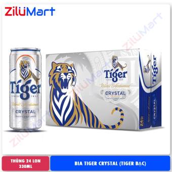 Bia Tiger bạc (thùng 24 lon) loại 330ml