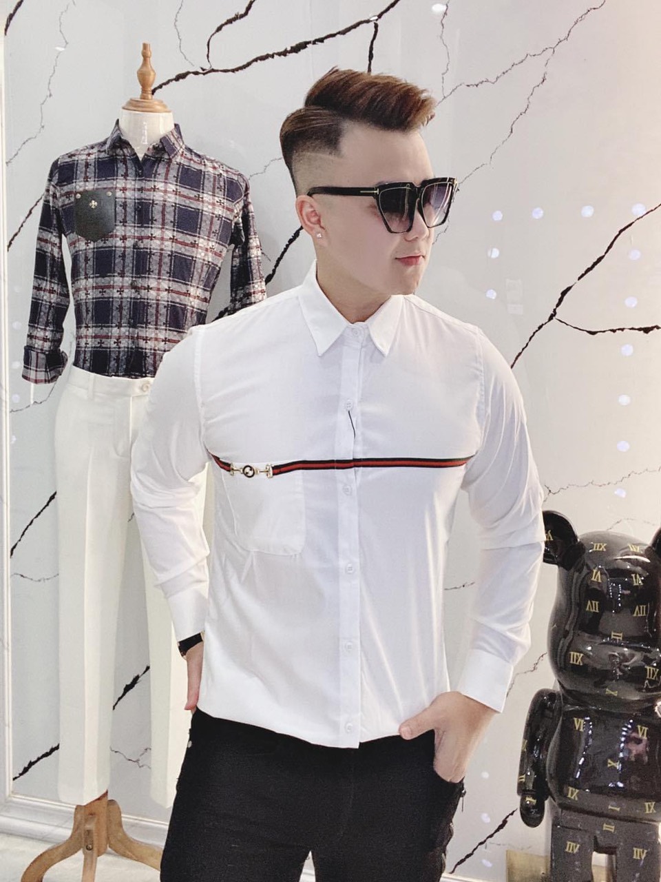[HCM]Áo sơ mi nam hàn quốc lên phom cực đẹp K0REA FASHION 2688