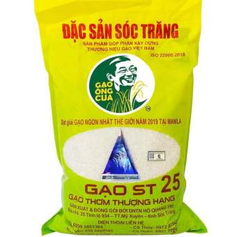 Gạo ST25 Chính Hãng - Đặc Sản Sóc Trăng ( Túi 5kg )