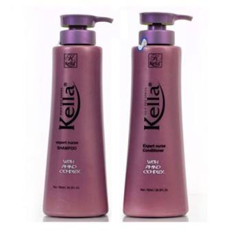 BỘ DẦU GỘI VÀ DẦU XẢ KELLA PHỤC HỒI TÓC HƯ TỔN 780MLx2