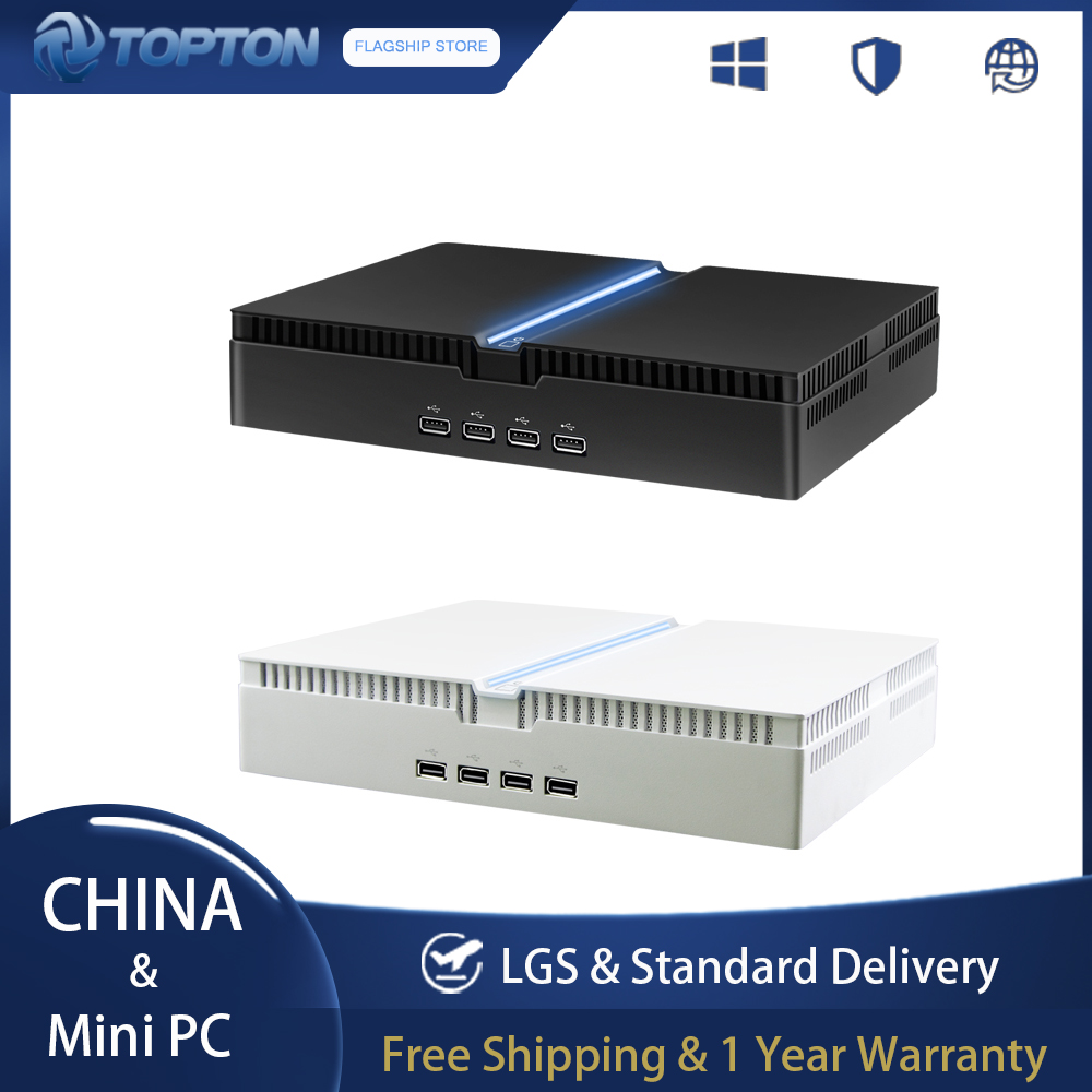 Lazada Philippines - Topton Mini PC Gamer Intel I9 9900KF i7 9700KF GeForce GTX1060S 6G DIY Desktop Computer Cyberpunk PUBG Windows 11 2*DDR4 NVMe SSD