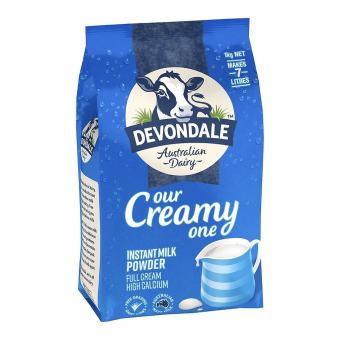 Sữa Bột Nguyên Kem DEVONDALE 1kg - Nhập Khẩu Úc