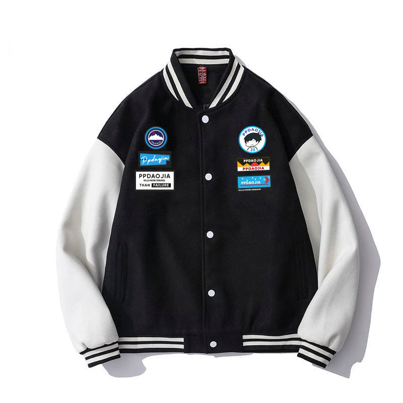 Áo Khoác nỉ V2 Varsity Bomber Jacket Bomber Unisex
