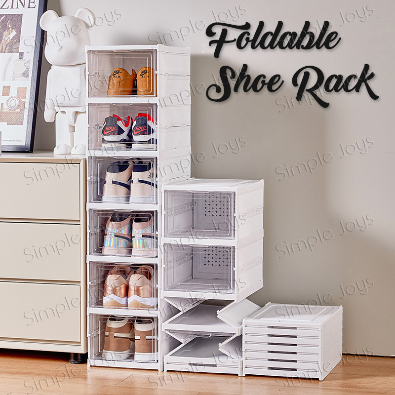 Sneaker Throne Shoe Rack With Lights Sleek Wood Shoe Shelf With Sliding  Doors Premium Shoe Organizers and Shoe Storage for Closets 