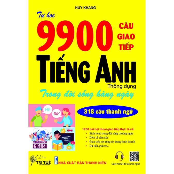 Sách - Tự học 9900 câu giao tiếp tiếng Anh thông dụng trong đời sống hàng ngày