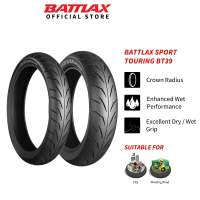 Bridgestone Battlax Sport Touring BT39 Motorcycle Tire 90/80/17 100/80/17 120/70/17 140/70/17 17 Inch Tayar Motor CI WR Sports