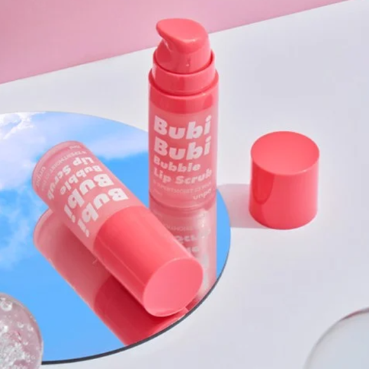 Combo Tẩy Da Chết Môi Sủi Bọt & Mặt Nạ Ngủ Môi Unpa Bubi Bubi (Bubble Lip Scrub + Lip Mask) _ Unpa Chính Hãng