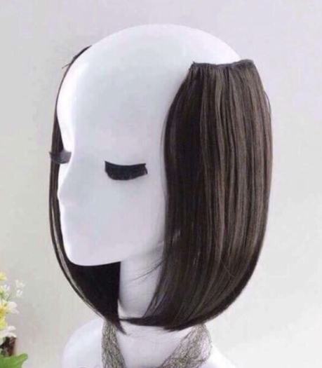 TÓC KẸP PHỒNG CHÂN TÓC gồm 2 bên - Phím làm phồng tóc 2 bên