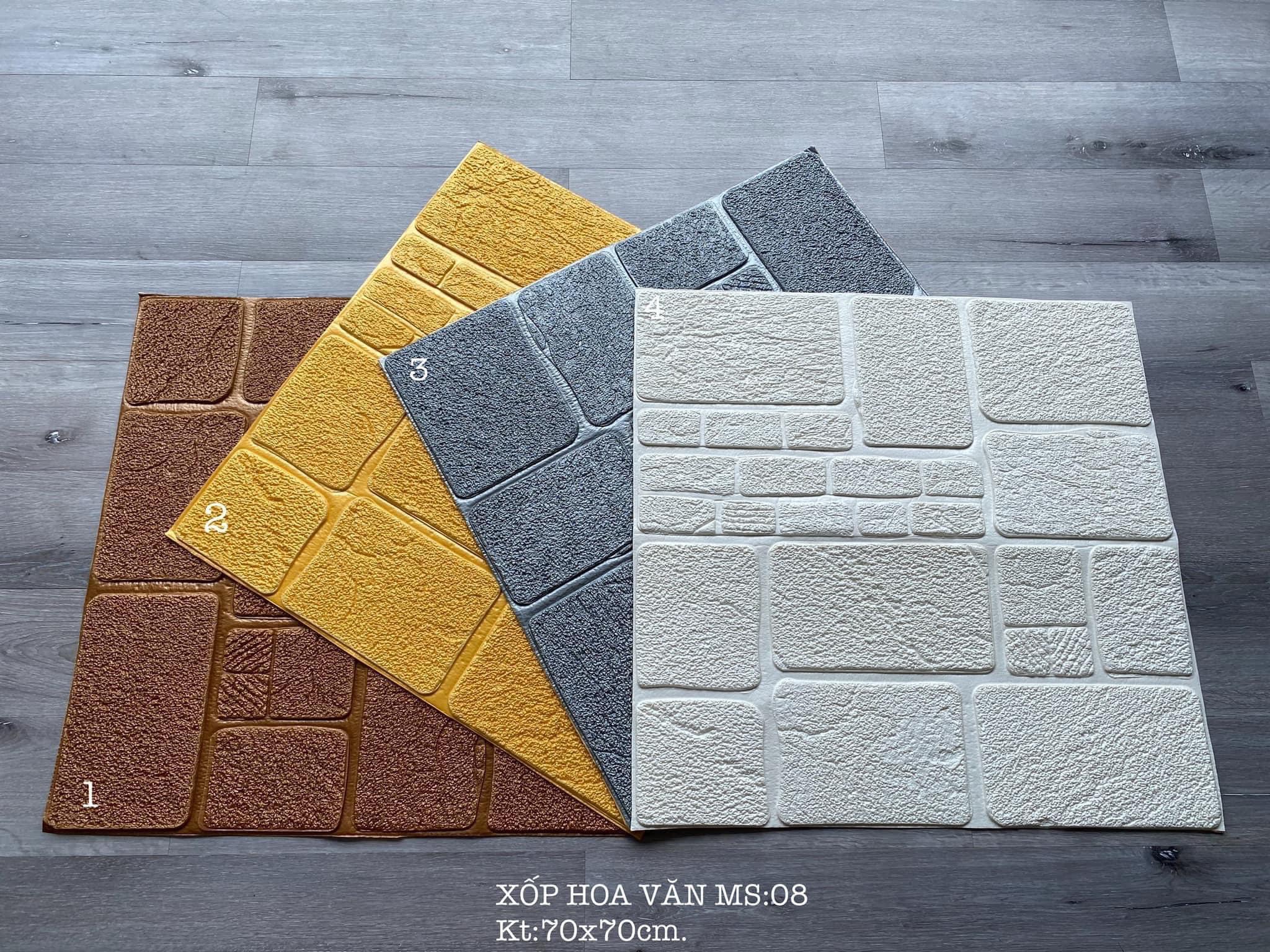 Xốp dán tường 3d giả bê tông cực đẹp. khổ lớn 70x70cm