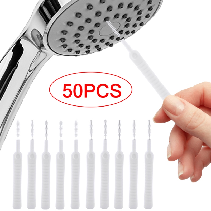 10pcs/lot Shower Head Cleaning Brush Gap Hole Anti-clogging Dredge Cleaner  US